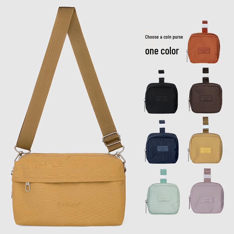 Black Waterproof Multifunctional Travel Passport Chest Bag - Portable, Large Capacity Crossbody Stroller Bag