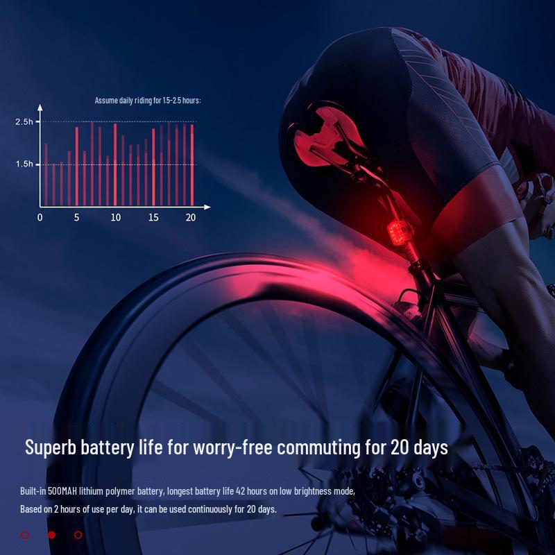 Bright USB-C Rechargeable Waterproof Bicycle Light Set with Aluminum Front and Rear Lights