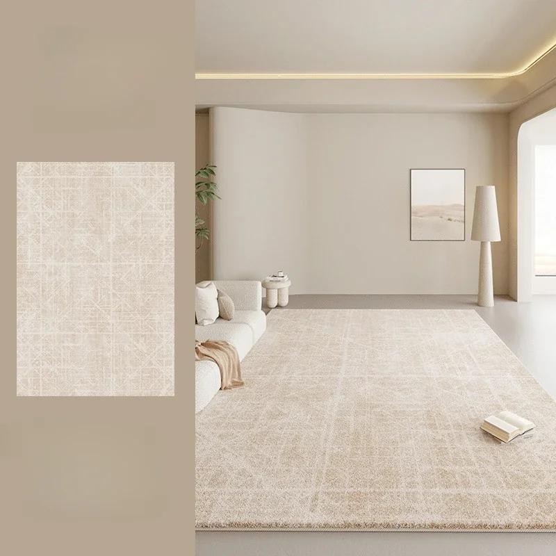 Light Luxury Living Room Decoration Carpet Large Area Rugs for Bedroom Fluffy Plush Bedside Floor Mat Thick Anti-slip Lounge Rug