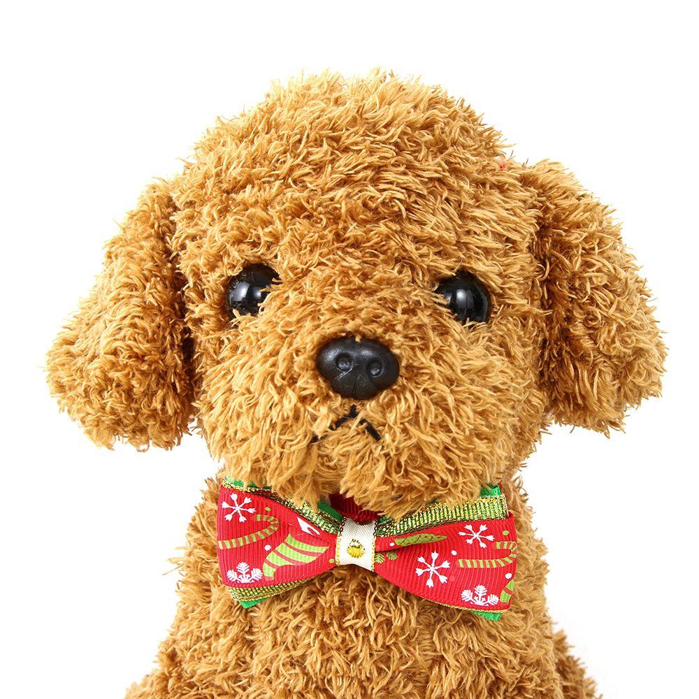 Cute Xmas Grooming Bowknot Collar Dog Bow Tie Cat Choker Pet Christmas Necktie