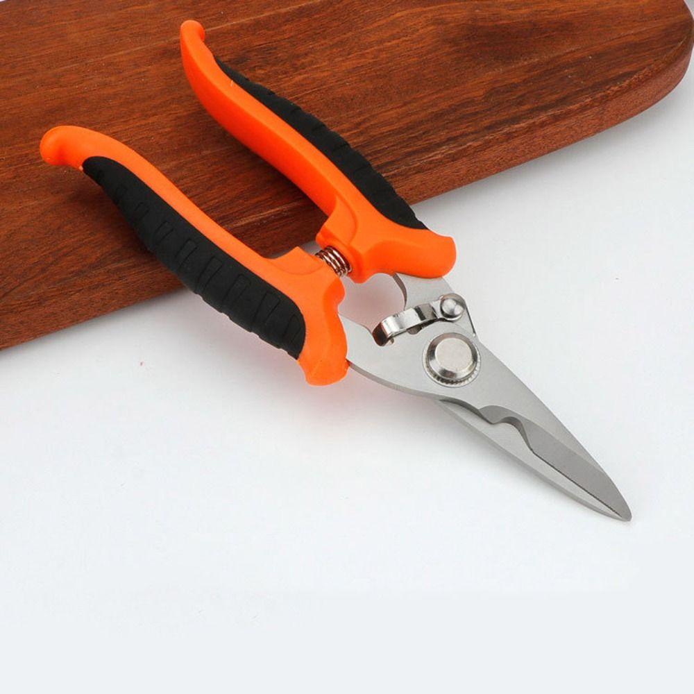 Multifunction Electrician Scissors Stainless Steel Groove Cutting Shears  Thin Steel Plate Cutting