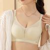 Seamless Bra Women's Smooth Mesh Adjustable Underwear Gathering Bra Thin Style Push Up Bra
