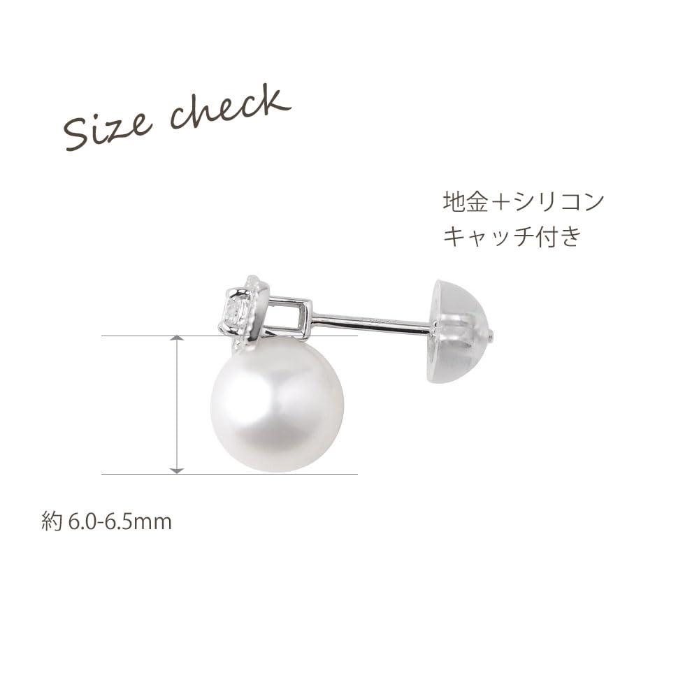 Hello Kitty Platin 900 Perlenohrringe Band PRPKT30003 [Hello Kitty] (Pt900)