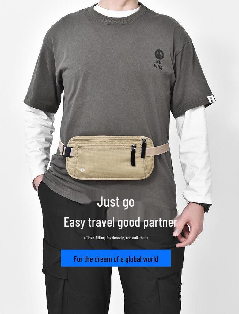 Waterproof Anti-Skimming Passport and Phone Waist Bag