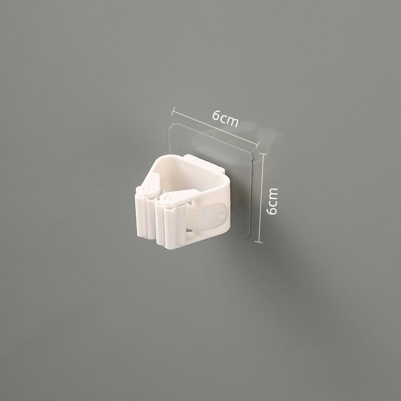 Moderní nástěnný držák na mop a koště s instalací bez vrtání