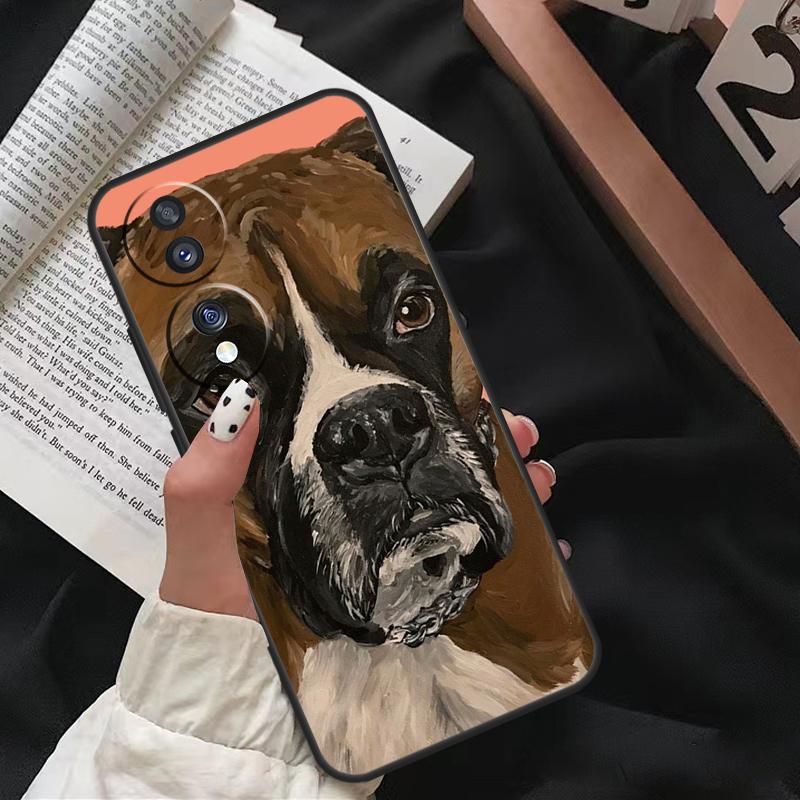 Boxer Dog For Honor Magic 8 6 7 Pro Case For Honor X9d X9c X9b X9a X8c X8b 200 400 50 70 90 Lite Win RT
