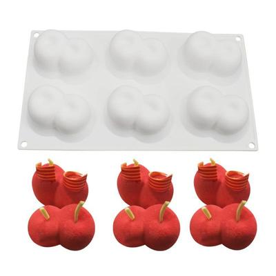 Cherry Design Food Grade French Fruit Mousse Mould Silicone Cake Mold Chocolate Mold Dessert Baking Tools