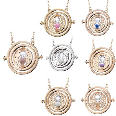 Magic Time Turner Necklace Pendant Around Cartoon Act The Role Ofing Is Tasted Model Toy Periphery