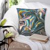 Holographic Metallic Rainbow Square Pillowcase Pillow Cover Polyester Cushion Decor Comfort Throw Pillow for Home Sofa