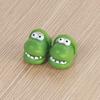 1 Pair Simulation Mini Dinosaur Slippers Round Toe Silicone Dinosaur Slippers  Children Toys