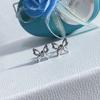 Butterfly Stud Earrings Are Small and Simple Ins High-end
