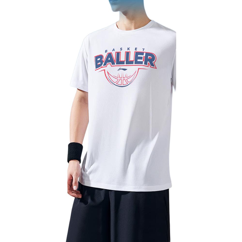 Li Ning Sports Life Collection T Shirt Men's Phantom Night Black YTSU077-2