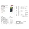 Sanwa Electric Instrument  Sanwa Electric Instrument  Digital Multimeter General Purpose Standard Model Cd5002 Cd5002