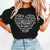 Praising Moms Quotes Printed T Shirts Unisex Summer Short Sleeve Fashionable Mother Plot Gift Female Tees Graphic Mama Y2k Tops