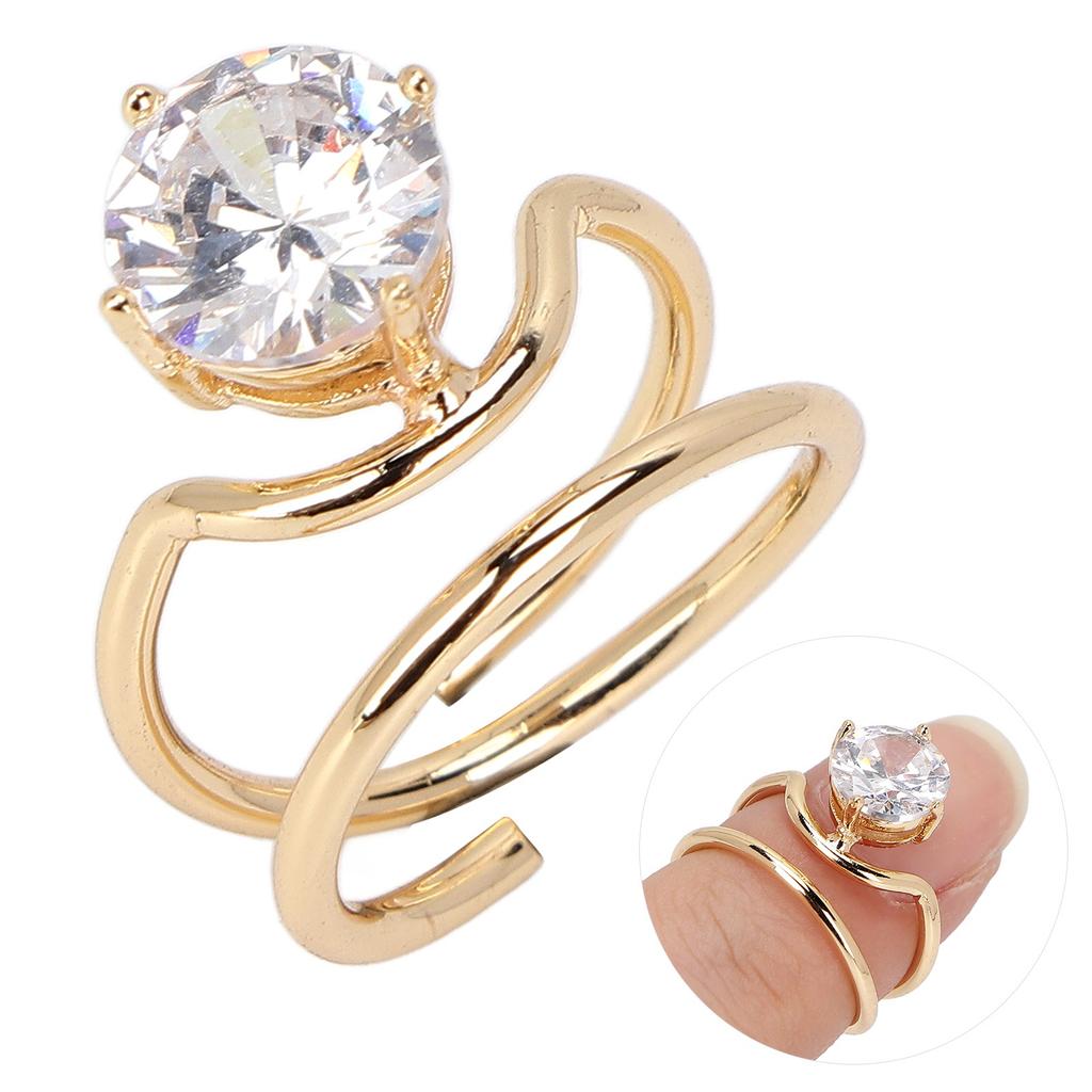 Women Finger Nail   Electroplated Copper Nail   Exquisite Stylish Nail Art