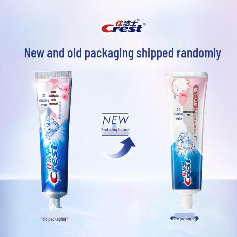 Crest 3D White Rose Salt Whitening Toothpaste