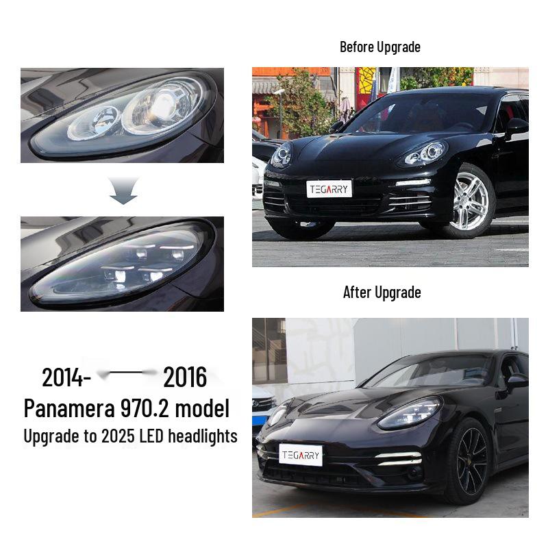 Compatible LED Matrix Headlights for Porsche Panamera 970 (2010-2016) Retrofit Upgrade