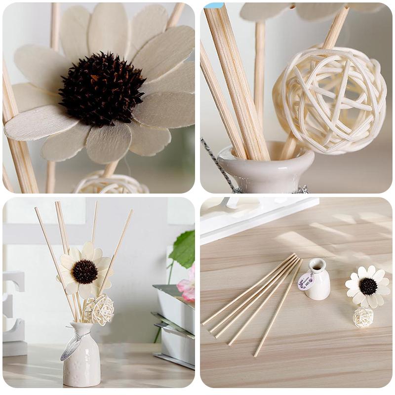 1PC Sunflower Diffusion Aromatherapy Perfume Ornament Home Ceramic Decoration Fragrance Gift Aroma Stick