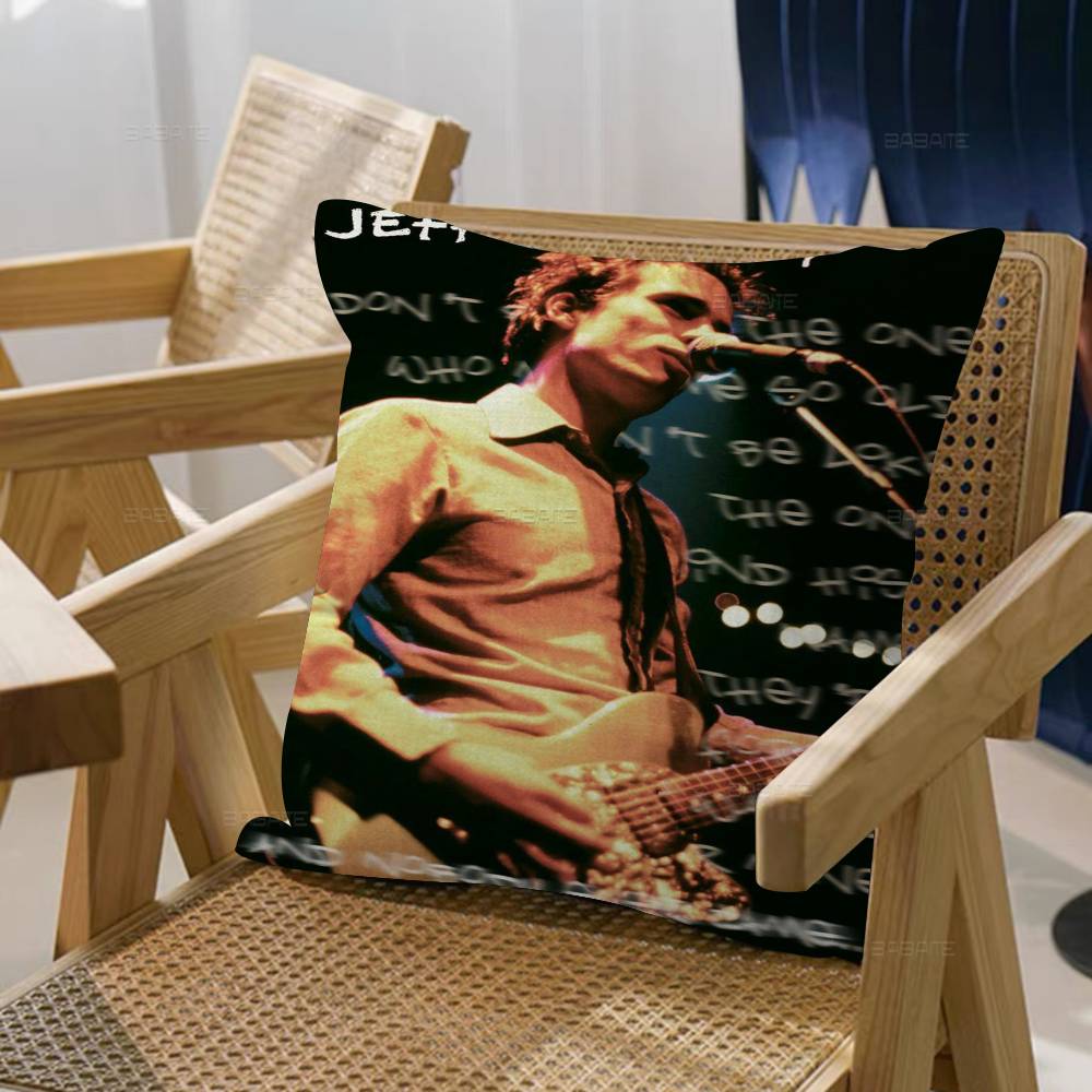 Singer J_Jeff B_Buckley Album Magazine Pillow Anime Pillow Sofa Bed Head Pillow Cover Cushion Cover 45X45 Cm Fashion