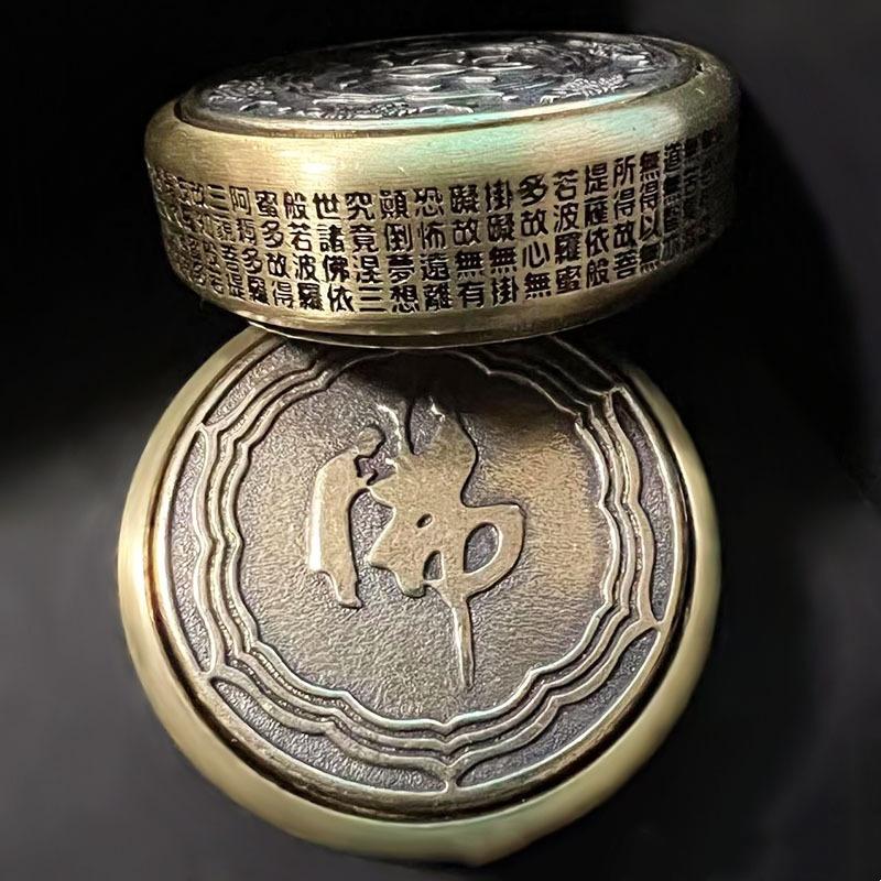 Zen Buddha Top Fidget Spinner Adult Metal EDC Fidget Toy Handheld Toy ADHD Hand Spinner Stress Relieving Desktop Toy