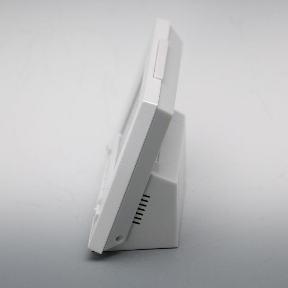 Seiko Clock Alarm Automatic Temperature Visible at White SQ778W SEIKO Clock, Illumination, Radio-Controlled, Digital, Calendar, Display, Night, Pearl,