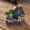 Retro Resin Backflow Incense Burner for Home and Tea Ceremony