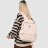 Mochila Grande capacidade menina estudante do ensino fundamental Bolsa de alta qualidade casual cor sólida bolsa para computador Mochila de alta qualidade simples para o dia a dia
