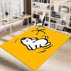 1PC Dog Nose Non-Slip Floor Carpet Compatible for Office&Living Room&Bedroom&Dining Room - Flat- Soft & Pattern, Vibrant Colors-W285