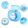 1 Rolo 50m Fio Dental Higiene Bucal Limpeza dos Dentes Fio Dental Encerado Sabor Menta Carretel Fio Dental Palito Limpador de Dentes