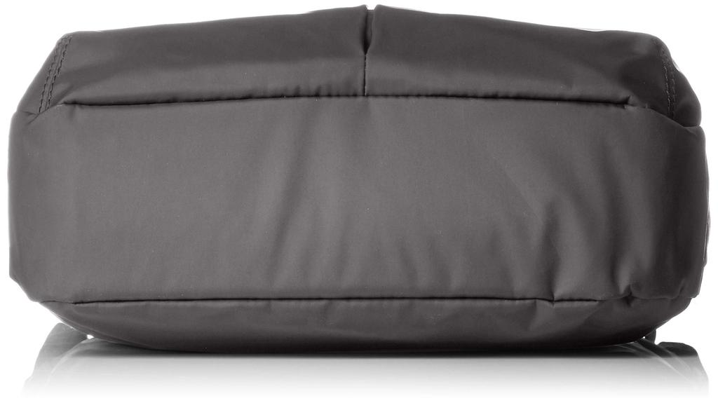 Nylon Taffeta Shoulder Bag Vertical Dark Gray [Isaac] Y62-01-03 Women's