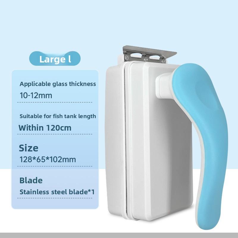Aquarium Glas Fischtank Algen Schaber Reiniger Stark Magnetisch Schwimmend Reinigungsbürste Fischtank Schaber Fensterputzer Werkzeuge