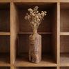 Wood Flower Vase Wabi-sabi Style Flower Arrangement Vases Retro Dining Table Vase Ornaments Living Room Decorative Accessories