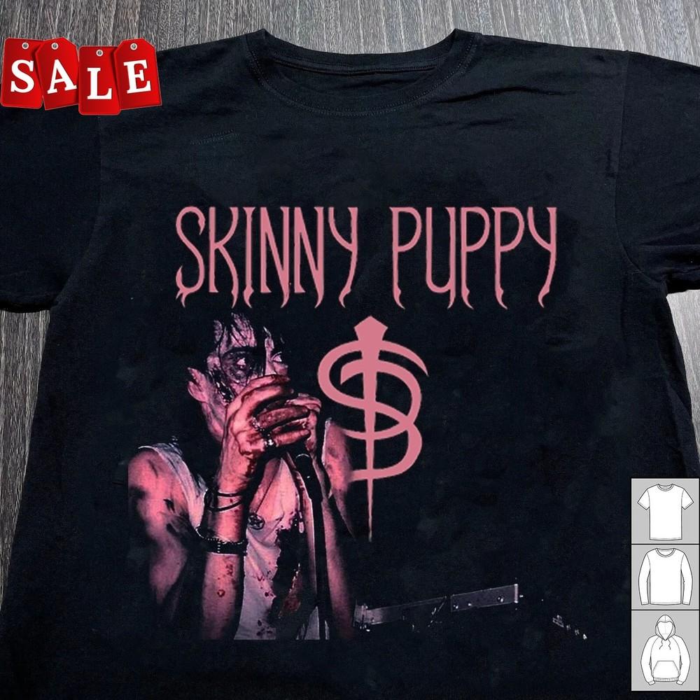 Hot Skinny Puppy Band Retro Live Blood Gift For Fans Unisex All Size Shirt LL580 Unisex T-Shirt S