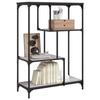 VidaXL Bookcase Sonoma Grey 81x36x115cm Engineered Wood and Steel 835407