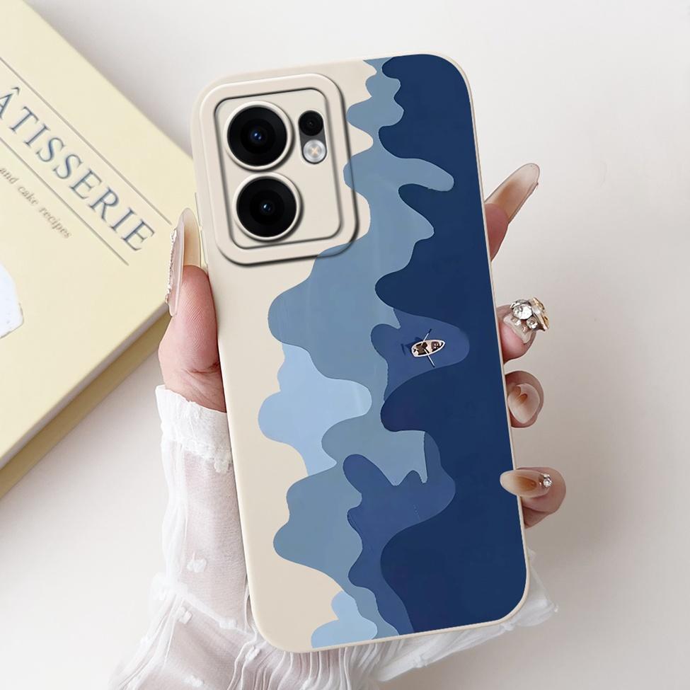 Für Oppo Reno 13F 4G CPH2701 5G CPH2699 Handyhülle Für Oppo Reno 13F Hülle Stoßfest Luxus Niedliche Katze Panda Mode Blumen Liebe
