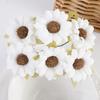 1 Bouquet Artificial Floral Vivid Practical DIY Ornamental DIY Realistic Artificial Fake Chrysanthemum Flower for Daily Life