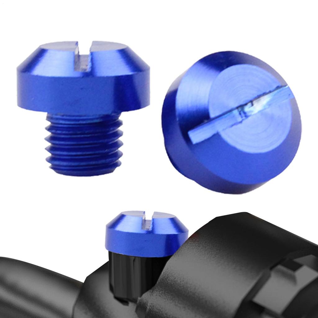 Motorcycle Mirror Hole Plug Screw | 2 Piece Aluminum Mirror Hole Plug Screw,M10x1.25 Universal Left and Right Screw Bolts