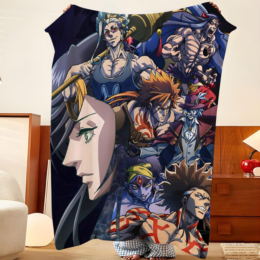 Anime R-Record o-of R-Ragnarok Throw Flannel Throw Blanket, Lightweight Cozy, Durable Washable cute Cool