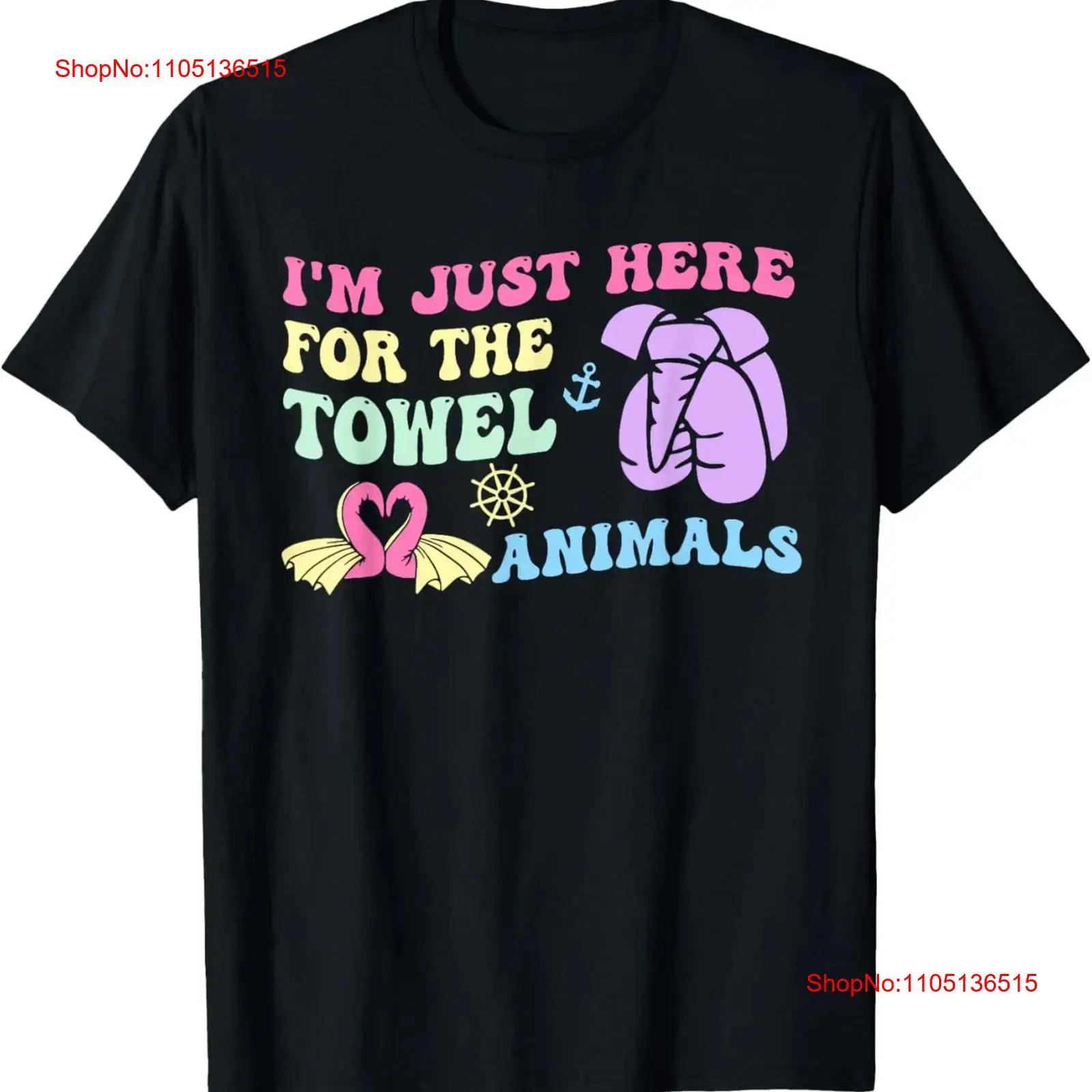 

I m Just Here For The Towel Animals Apparel T Shirt vintage Washed Slightly Soft homme Unisex Stretched Top For Everyday Wear 5XL різнокольоровий