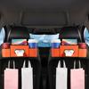 Car Backseat Organizer with Tissue Box Automotive Seat Headrest Multifunctional Universal Cup Holder Hanging Storage Box