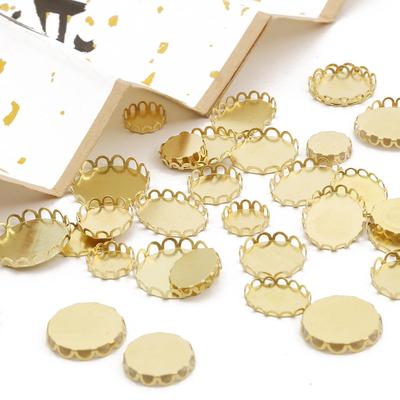 10Pcs Multiple Size Brass Blank Ring Base For Jewelry Making DIY Rings Materials