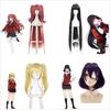 Kakegurui Jabami Yumeko Meari Kirari Yumemi Runa Lange Cosplay Party Haare Perücken in lebendigen Farben