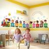 DECOWALL Quote Train Wall Sticker for and Baby Peel and Stick Interior Decor Boys' Nursery, Kindergarten, Rooms, (SG2-2512)