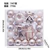 Christmas Baubles Set Ins European Gingerbread Man Painted Ornaments Xmas Tree Hanging Decorations
