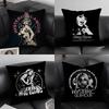 Pillow Case H-Hysteric Glamour Girl Home Dorm Chair Back Short Plush Double-sided Printing Office Nap Time Cushion Cover
