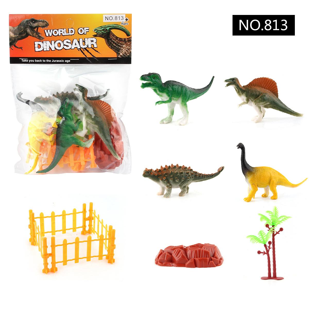 

Tyrannosaurus Pterosaur Model Small Dinosaur Set, Jurassic Simulation Animal, Model Dinosaur Toy
