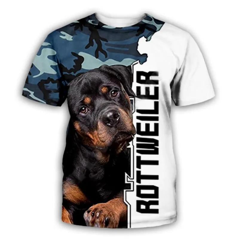 Unisex Pet Dog 3D Print T-Shirt For Men Clothing Summer Tops Short Sleeve Crewnack Fashion Casual Oversized Tees Shirt Camisetas