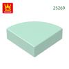 884Pcs/Lot 25269 Tile Round 1x1 Quarter Block Moc Hue Accessories Compatible featuring Brick DIY Children's Plaything Stronge Box