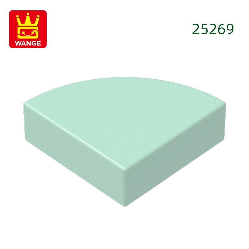 884Pcs/Lot 25269 Tile Round 1x1 Quarter Block Moc Hue Accessories Compatible featuring Brick DIY Children's Plaything Stronge Box