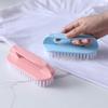 Cepillo para fregar con cerdas duras para ropa, zapatos, cepillo para fregar, cepillo portátil de plástico para limpieza manual, cocina y baño